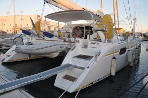 It's not always easy to get the bikes up this ramp