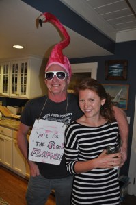 Steve Yates, the Godfather of daughter Lucretia,  came in costume.