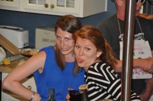 Cretia and friend Emma were a big help in prepping and great bartenders!